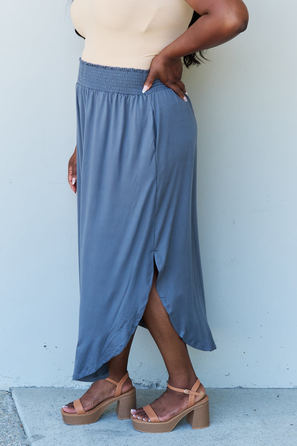 Doublju Comfort Maxi Skirt